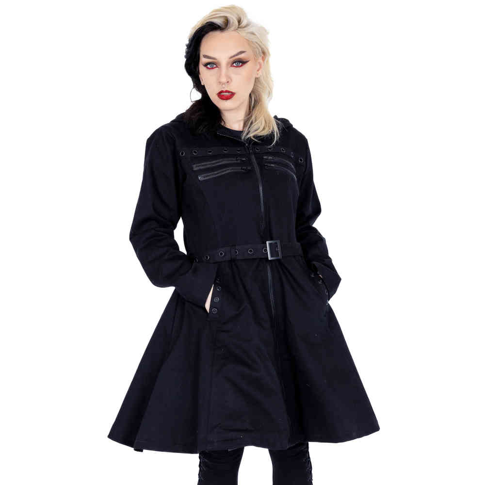 Poizen Industries - Marion Manteau d'hiver - Noir